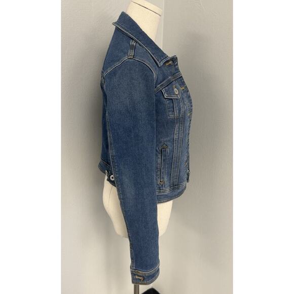 Pilcro and the Letterpress by Anthropologie Blue Denim Jacket Womens Size XS EUC - Picture 5 of 12
